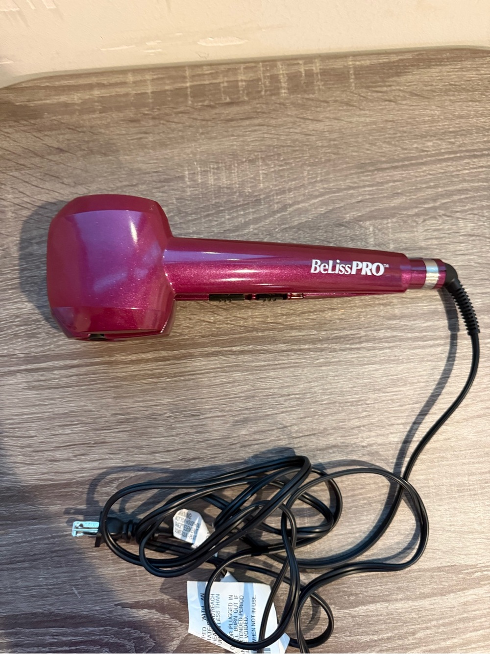 Pink Ceramic Automatic Hair Curler